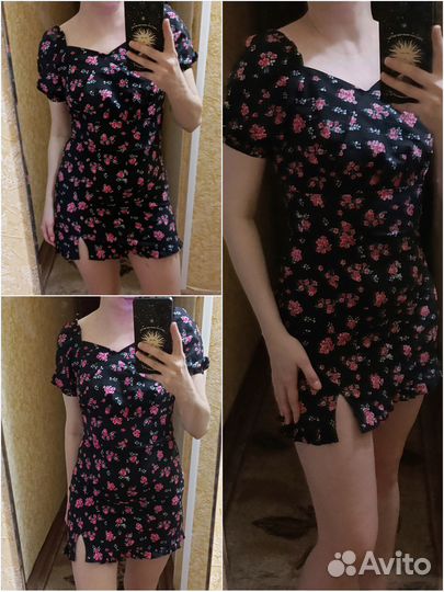 Сарафан женский с разрезом/сарафан мини