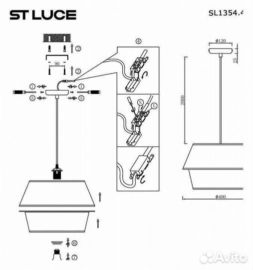 Подвесной светильник ST-Luce Jackie SL1354.413.01