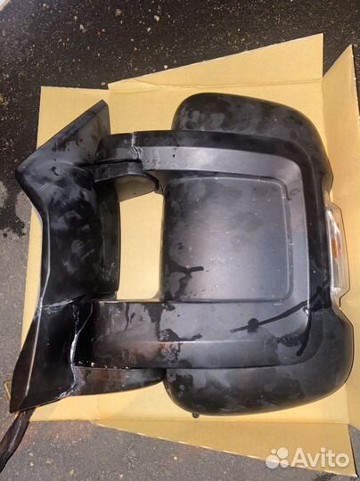 Зеркало пежо боксер левое