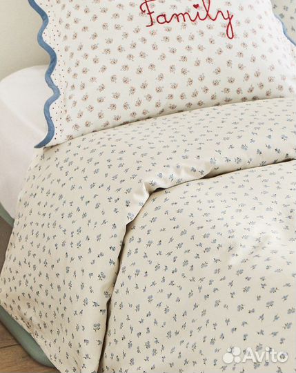 Постельное белье в нежный цветочек Zara home