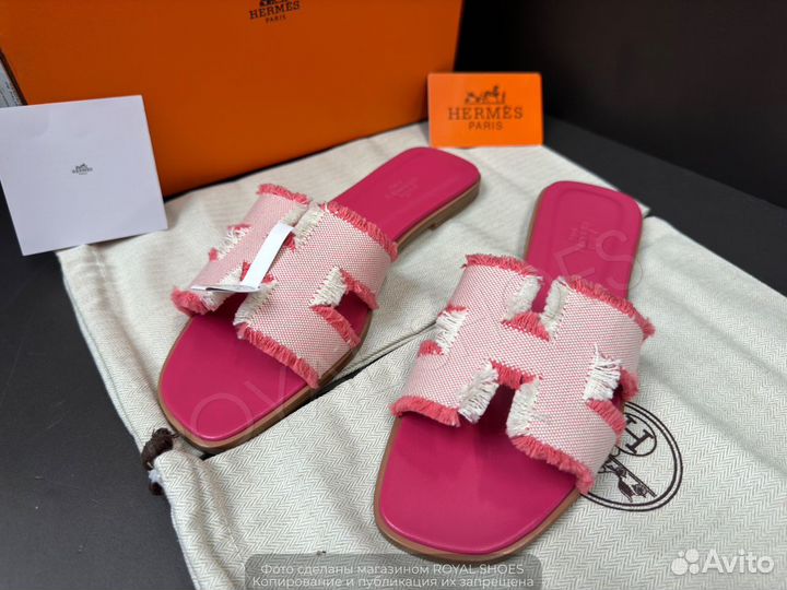 Шлепанцы женские Hermes Oran Slide