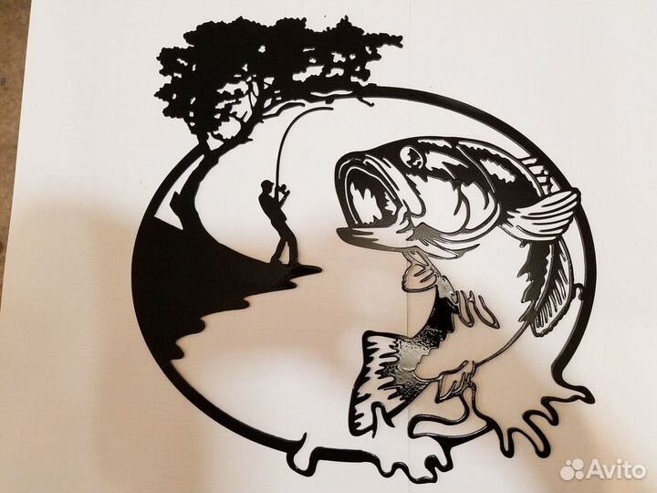 Интерьерное пано металлическое