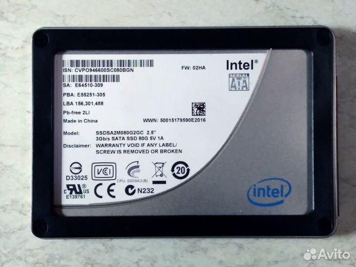 SSD HDD до 500GB 2.5