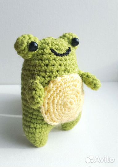 Лягушка Вязаный лягушонок Амигуруми