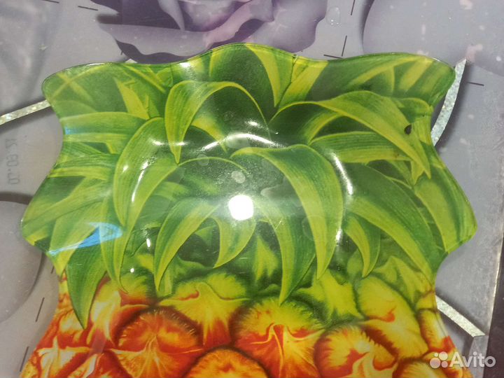 Блюдо стекло Спелый ананас