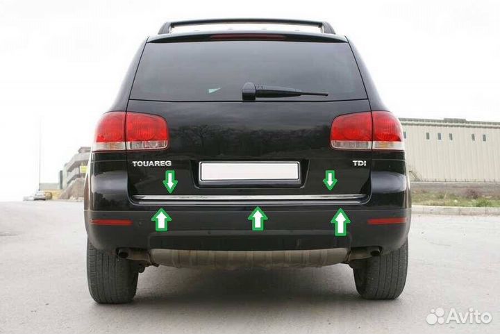 Накладка на крышку багажника Volkswagen Touareg