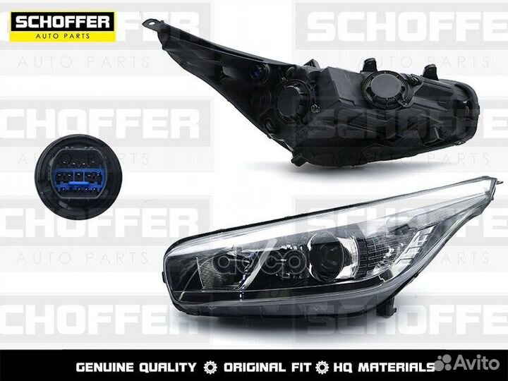 Фара левая не диодная Kia Ceed (2012-2018)