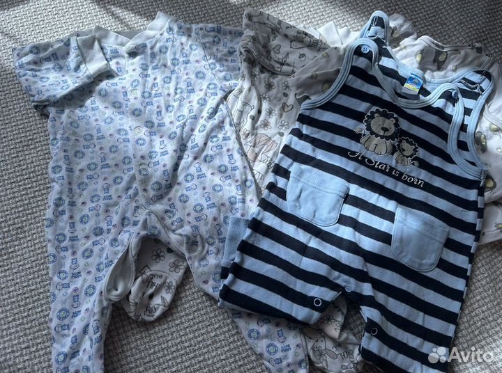 Детские вещи пакетом с рождения