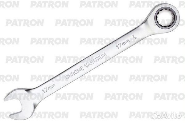 Ключ комбинированный 17 мм трещоточный, 17 мм P