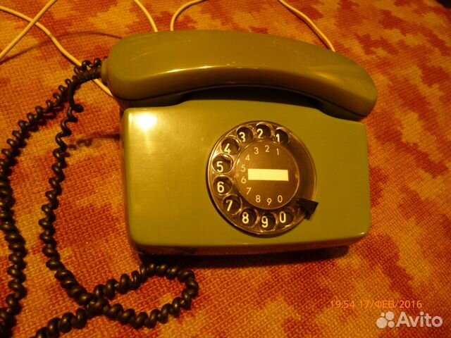 Дисковый телефонный аппарат fetap 791 (Германия)