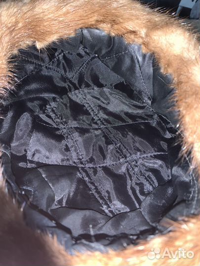 Шапка норковая женская