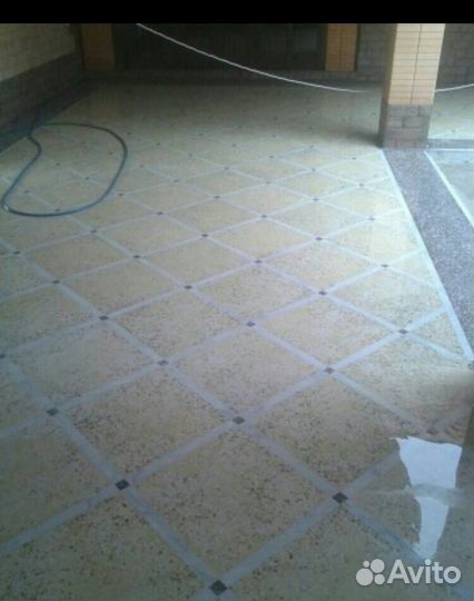 Мозаика Шлифовка Бетон Мрамор