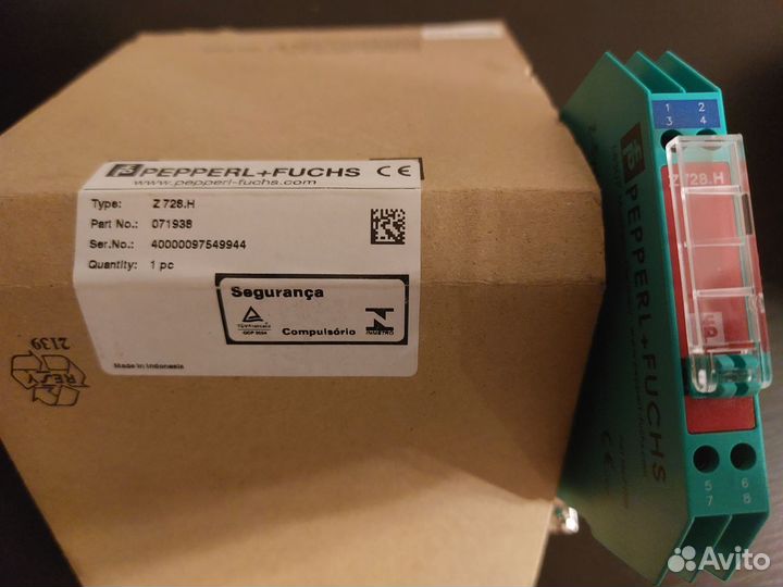 Pepperl+fuchs Z 728.H Барьер искрозащиты