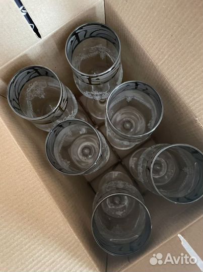 Набор бокалов новый