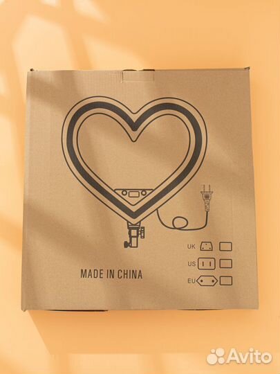 Кольцевая лампа сердце