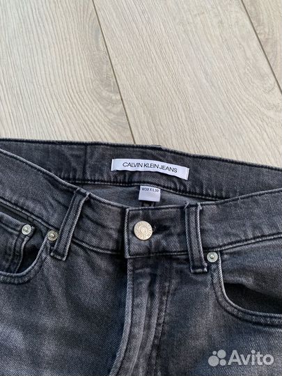 Серые джинсы Calvin Klein Jeans 30/30 S оригинал