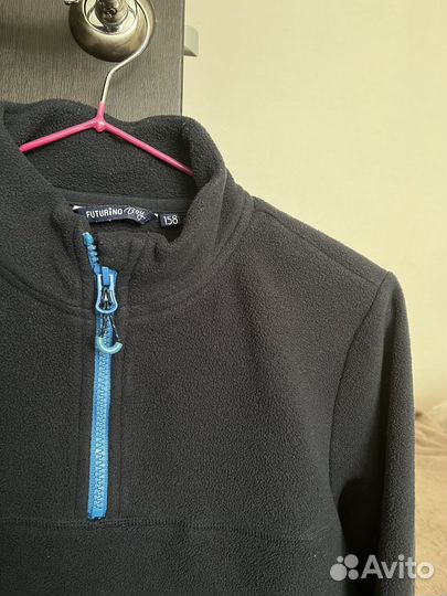 Флисовая кофта/толстовка для мальчика 158