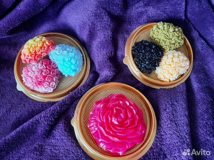 Мыло ручной работы набор букеты