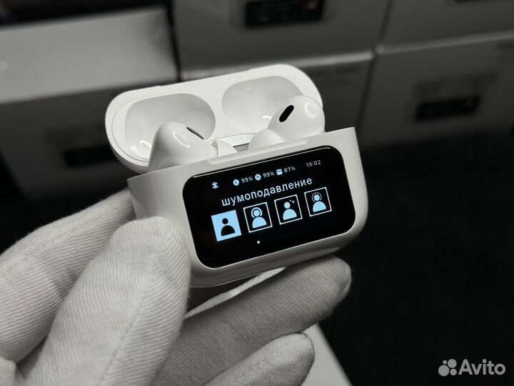 Новые наушники AirPods Pro 2 2024 с экраном