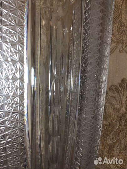 Ваза для цветов хрустальная 30 см Германия