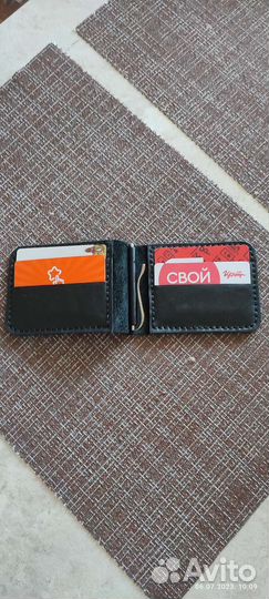 Кашеле мужской,зажим для денег ручной работы