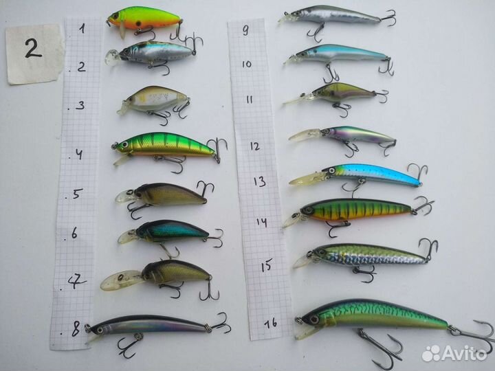 Воблеры оригинал много разных