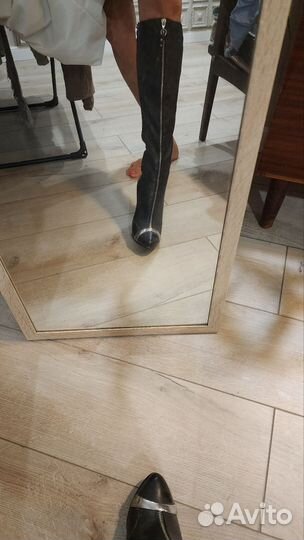 Зимние сапоги натуральная кожа