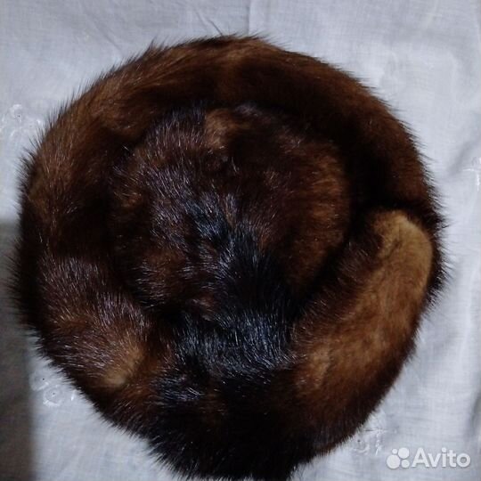 Норковая шапка женская -таблетка