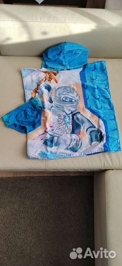 Полотенце с капюшоном и плавки