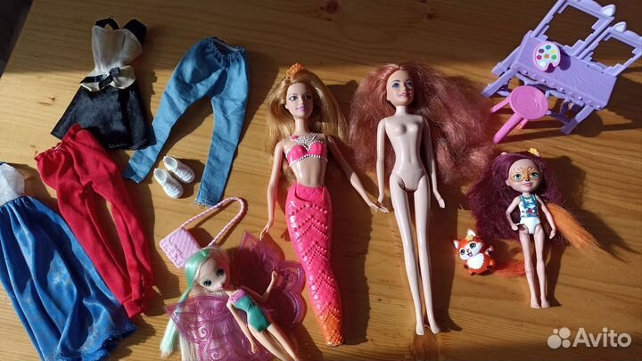 Барби русалочка и другие куколки