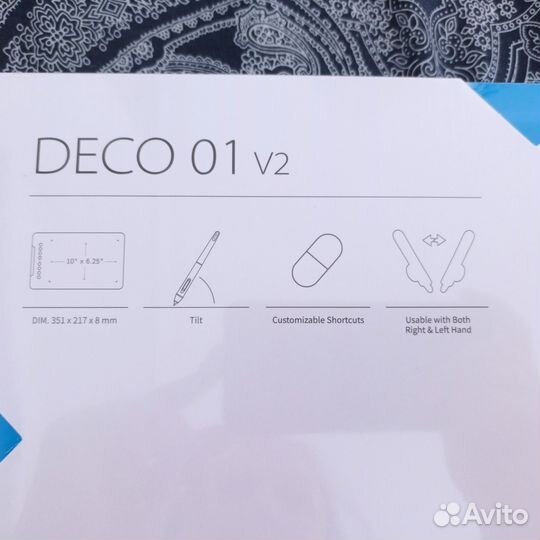 Графический планшет xp pen deco 01 v2