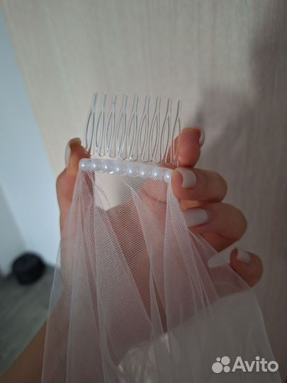 Свадебная фата новая