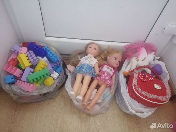 Игрушки пакетом для девочки