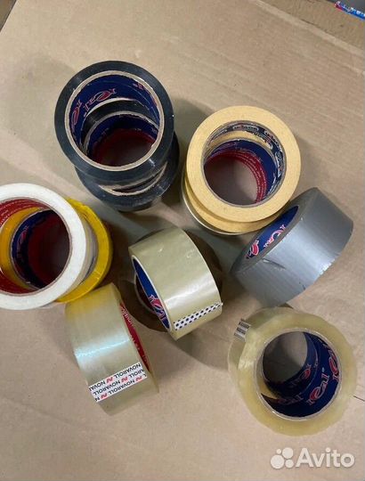 Скотч Осторожно Стекло, 63м на 48мм