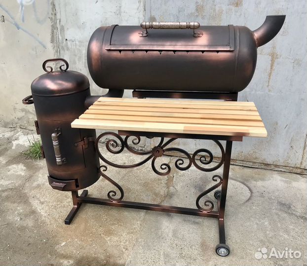 Мангал Коптильня из газового Баллона