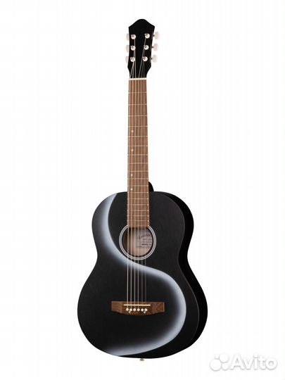 M-311-BK Акустическая гитара, черная, матовая