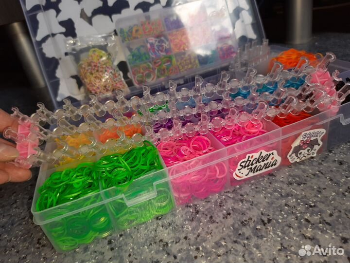 Огромный набор резинок для плетения