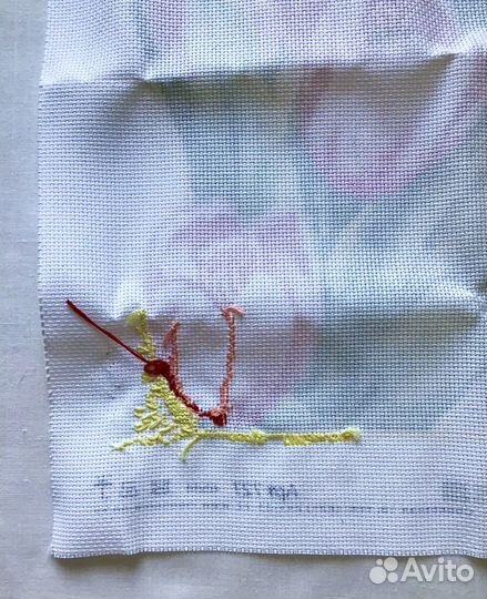 Канва ткань с рисунком схема для вышивания