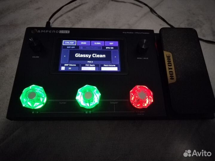 Гитарный процессор эффектов Hotone Ampero One