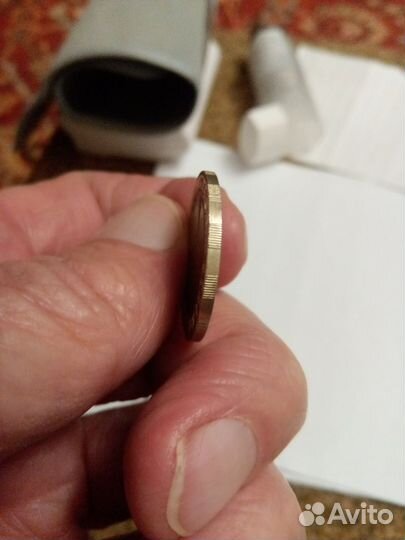 Редкий брак монеты