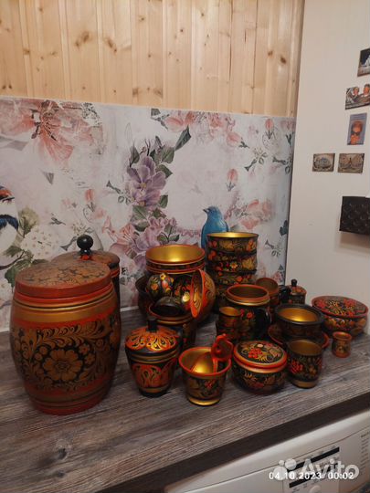 Посуда хохлома СССР