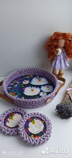 Подносы ручной работы