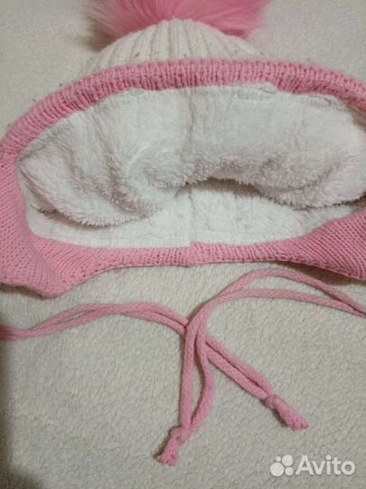 Шапка для девочки 4-7лет