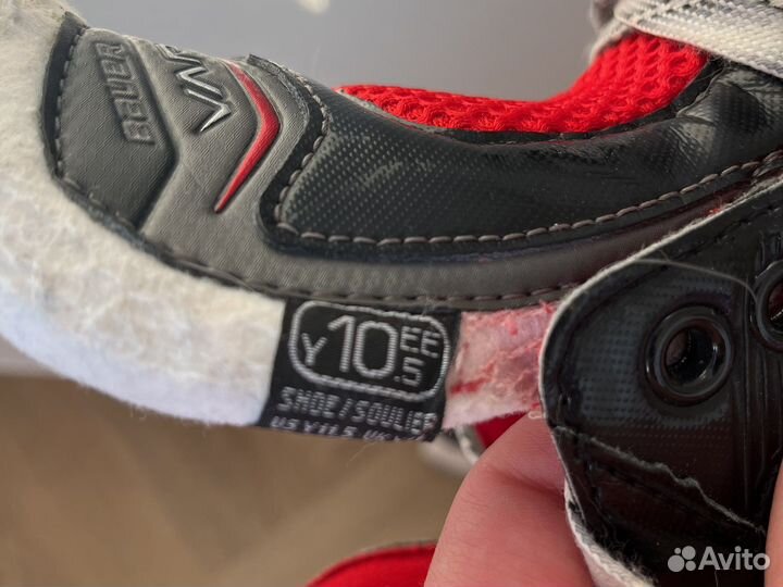 Хоккейные детские коньки bauer vapor x500 10,5