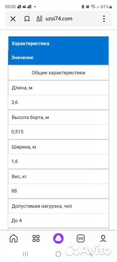 Лодка стеклопластиковая