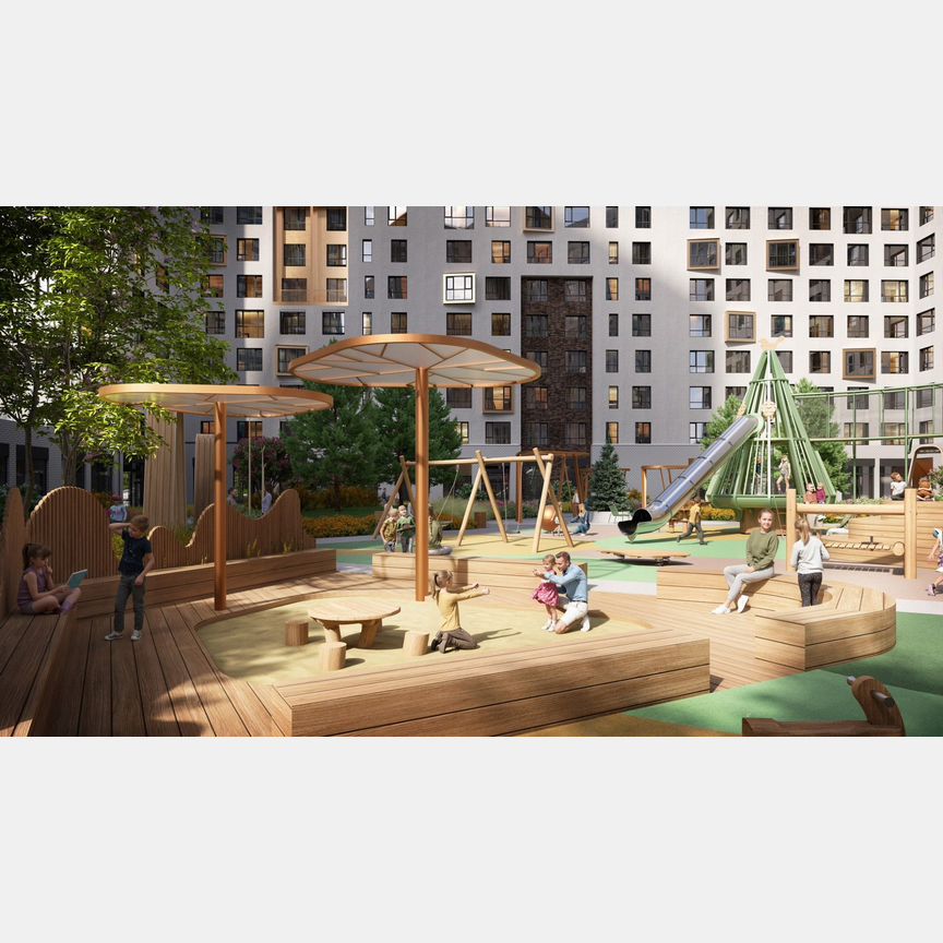 2-к. квартира, 53,1 м², 13/23 эт.