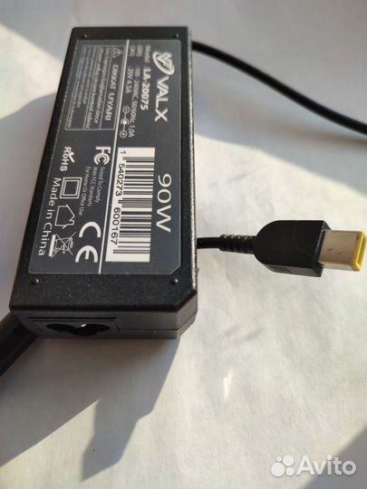 Блок питания для ноутбука Lenovo 20V 4.5A 90 Ватт