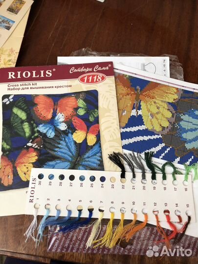 Остатки набора для вышивания