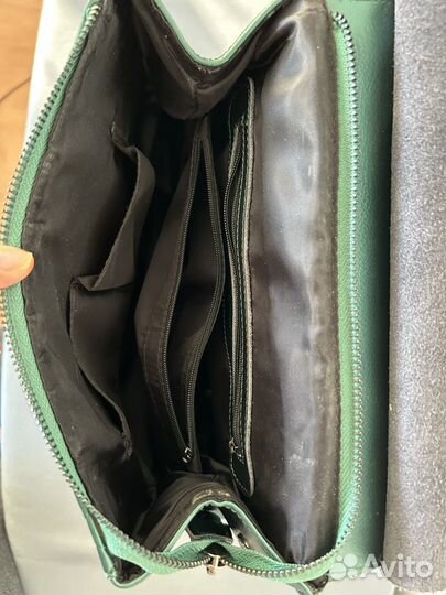 Cумка-рюкзак А4 кожа