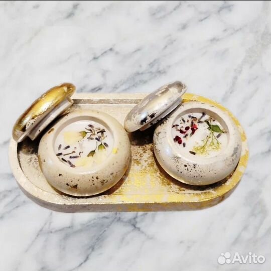 Коньейнерные аромасвечи комплект